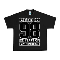 Black Made in 98 22 Years Of Awesomeness Urban Heavy Tee - Bettercallsaul