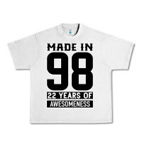 Made In 98 22 Years Of Awesomeness Urban Heavy Tee | Teevron