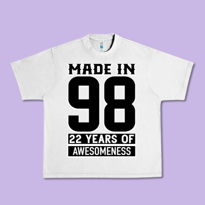 Made In 98 22 Years Of Awesomeness Urban Heavy Tee Designed By Bettercallsaul