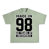 Oil Green Made in 98 22 Years Of Awesomeness Urban Heavy Tee - Bettercallsaul
