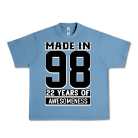 Pebble Blue Made in 98 22 Years Of Awesomeness Urban Heavy Tee - Bettercallsaul
