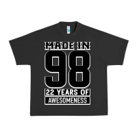 Pigment Black Made in 98 22 Years Of Awesomeness Urban Heavy Tee - Bettercallsaul