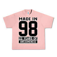 Salmon Made in 98 22 Years Of Awesomeness Urban Heavy Tee - Bettercallsaul