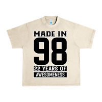 Sandshell Made in 98 22 Years Of Awesomeness Urban Heavy Tee - Bettercallsaul