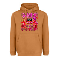 Meerkat Gaming is My Valentine Heavyweight Hoodie - CowhideDigitalArt