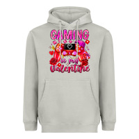 Moon Dust Gaming is My Valentine Heavyweight Hoodie - CowhideDigitalArt