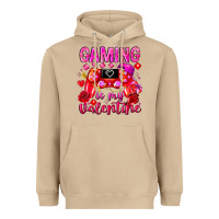 Mushroom Gaming is My Valentine Heavyweight Hoodie - CowhideDigitalArt
