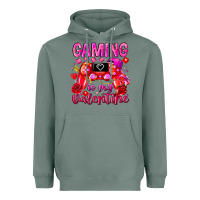 Sage Gaming is My Valentine Heavyweight Hoodie - CowhideDigitalArt