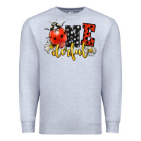 Heather Grey onederful wonderful ladybug Premium Sweatshirt - LillyAllenDesigns