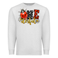 Oatmeal Heather onederful wonderful ladybug Premium Sweatshirt - LillyAllenDesigns