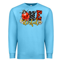 Ocean Blue onederful wonderful ladybug Premium Sweatshirt - LillyAllenDesigns