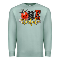 Seafoam onederful wonderful ladybug Premium Sweatshirt - LillyAllenDesigns