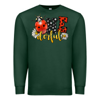 Sports Green onederful wonderful ladybug Premium Sweatshirt - LillyAllenDesigns