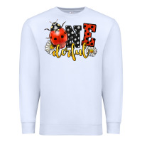 White onederful wonderful ladybug Premium Sweatshirt - LillyAllenDesigns
