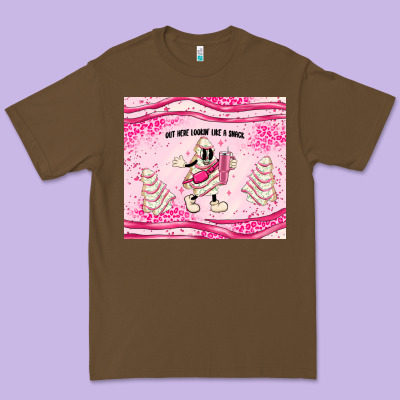 Out Here Lookin Like A Snack Premium Tee Designed By Maliassmallbusiness