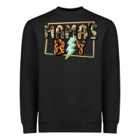 Black Mama's boy Mother's Day Heavyweight Sweatshirt - CowGirlArtShop