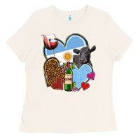 Bone Argentina hearts Ladies Tee - NancyCooperArtShop