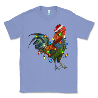Colony Blue Christmas Lights Rooster Classic Tee - RanaPortraitStore