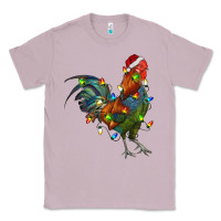 Lilac Christmas Lights Rooster Classic Tee - RanaPortraitStore