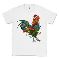 White Christmas Lights Rooster Classic Tee - RanaPortraitStore