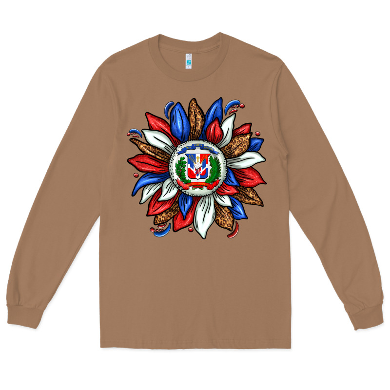 Dominican Sunflower Long Sleeve Tee by texasbilliewilder | Teevron