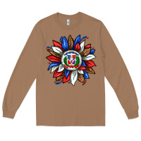 Toasted Coconut dominican sunflower Long Sleeve Tee - texasbilliewilder