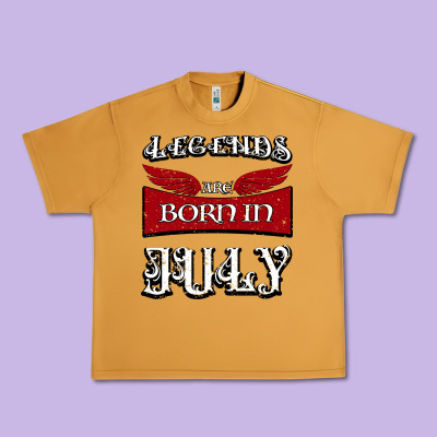 Legends Are Born In July Urban Heavy Tee Designed By Bettercallsaul