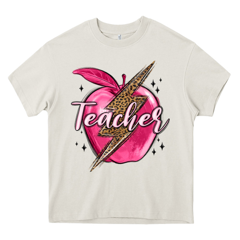 Teacher Lightning Bolt Valentine S Day Heavy Core Tee by MaliasSmallBusiness | Teevron