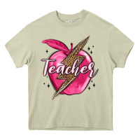Mossy teacher lightning bolt valentine s day Heavy Core Tee - MaliasSmallBusiness