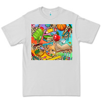 Dove Grey school elements Premium Tee - NancyCooperArtShop