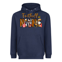 Navy football NONNiE Heavyweight Hoodie - CowhideDigitalArt