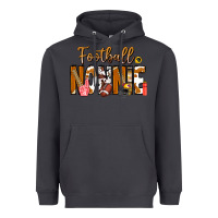 Smoke football NONNiE Heavyweight Hoodie - CowhideDigitalArt