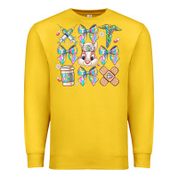 Lemon easter bow Premium Sweatshirt - CowhideDigitalArt