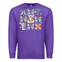Purple easter bow Premium Sweatshirt - CowhideDigitalArt