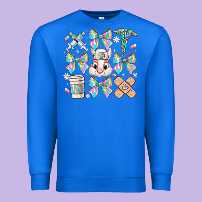 Easter Bow Premium Sweatshirt Designed By Cowhidedigitalart