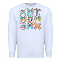White easter bow Premium Sweatshirt - CowhideDigitalArt