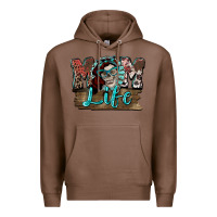 Chestnut Mom life skull Mother's Day Premium Hoodie - FaDigitalArtStudio