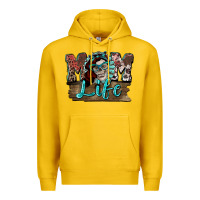 Lemon Mom life skull Mother's Day Premium Hoodie - FaDigitalArtStudio