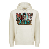 Oatmeal Heather Mom life skull Mother's Day Premium Hoodie - FaDigitalArtStudio