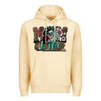Pina Colada Mom life skull Mother's Day Premium Hoodie - FaDigitalArtStudio
