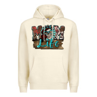 Mom Life Skull Mother's Day Premium Hoodie | Teevron