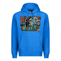 True Royal Mom life skull Mother's Day Premium Hoodie - FaDigitalArtStudio