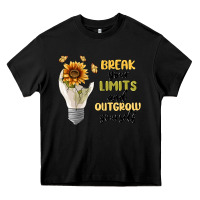 Black break your limits Heavy Core Tee - MaliasSmallBusiness