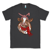 Smoke Christmas Heifer With Scarf Classic Tee - RanaPortraitStore
