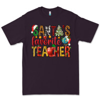 Plum santas favorite teacher Premium Tee - NancyCooperArtShop