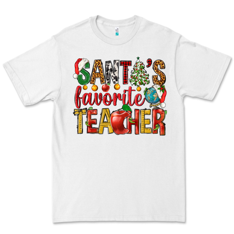 Santas Favorite Teacher Premium Tee by NancyCooperArtShop | Teevron