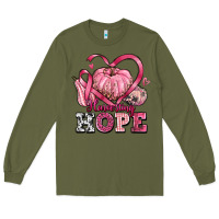 Army Green harvesting hope Long Sleeve Tee - texasbilliewilder