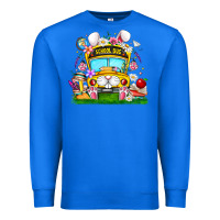 True Royal Easter School Bus Premium Sweatshirt - CowhideDigitalArt