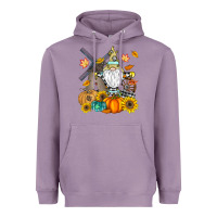 Lavender Happy Fall Heavyweight Hoodie - CowhideDigitalArt