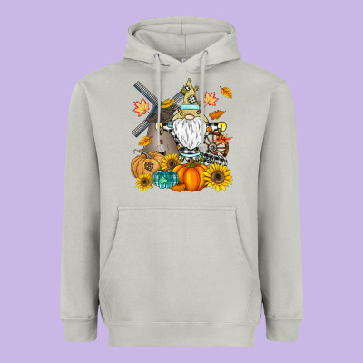 Happy Fall Heavyweight Hoodie Designed By Cowhidedigitalart